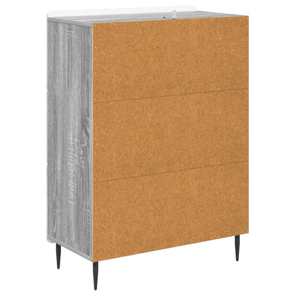 Drawer Cabinet Grey Sonoma 66 x 34.5 x 92 cm Engineered Wood