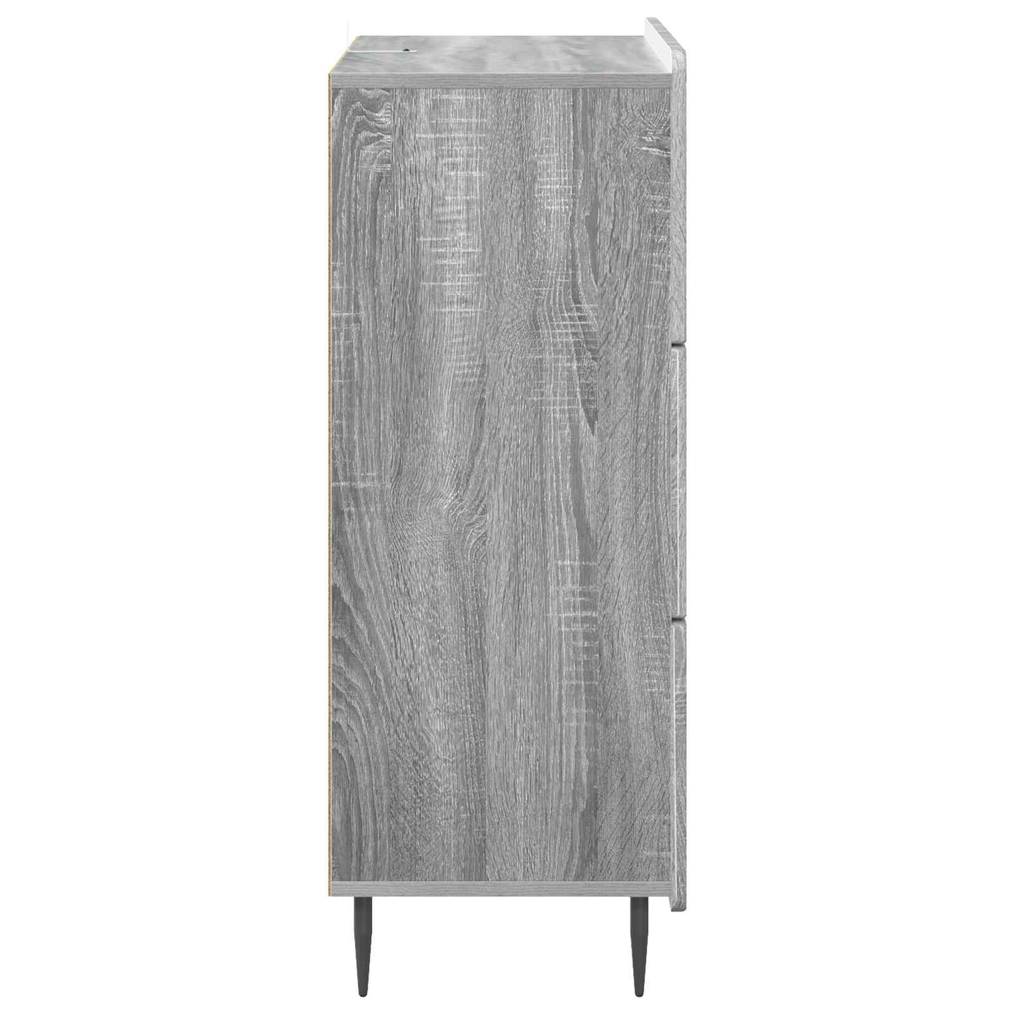 Drawer Cabinet Grey Sonoma 66 x 34.5 x 92 cm Engineered Wood