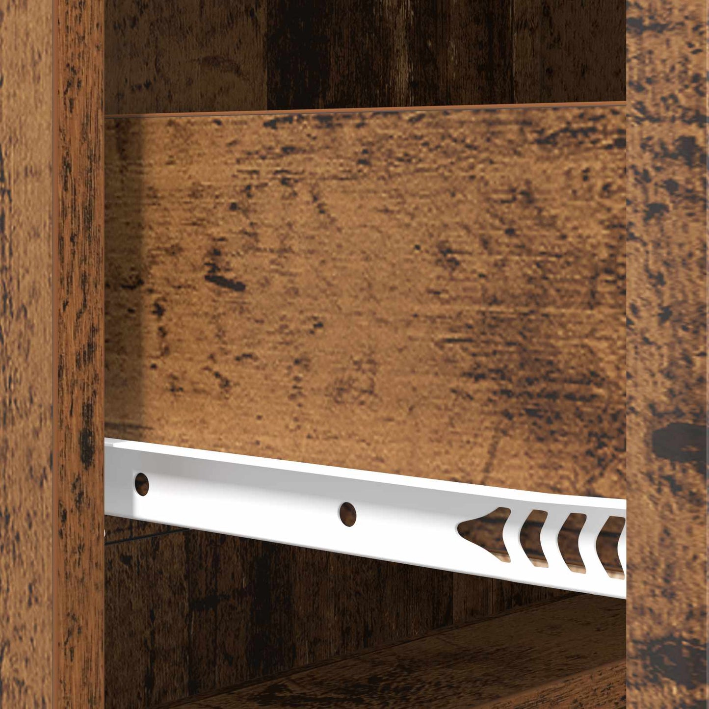 Drawer Cabinet 66 x 34.5 x 92 cm Engineered Wood Old Wood
