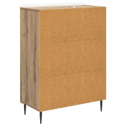 Drawer Cabinet Artisan Oak 66 x 34.5 x 92 cm Engineered Wood