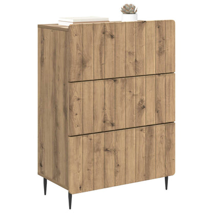 Drawer Cabinet Artisan Oak 66 x 34.5 x 92 cm Engineered Wood
