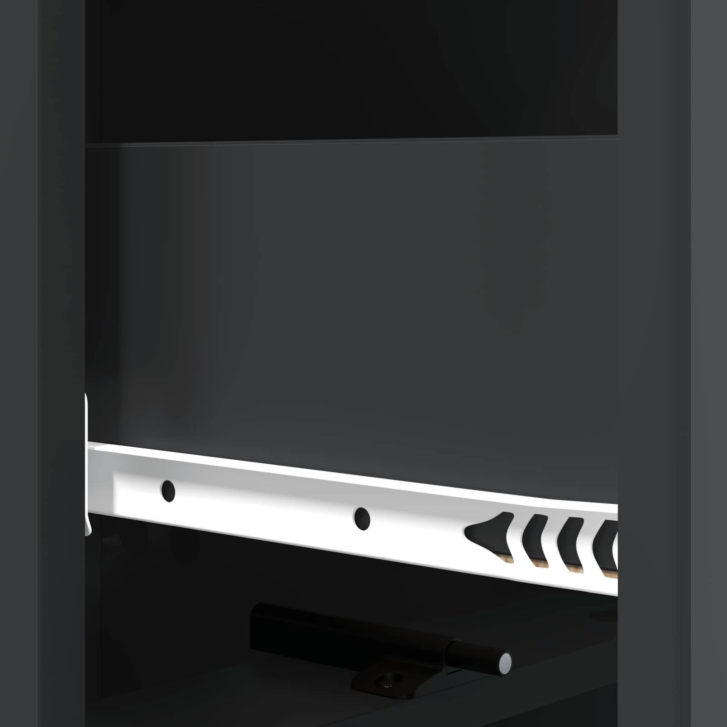 Drawer Cabinet 33 x 34.5 x 92 cm Engineered Wood Black
