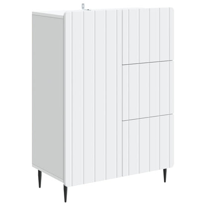 Sideboard White 66 x 34.5 x 91.5 cm Engineered Wood