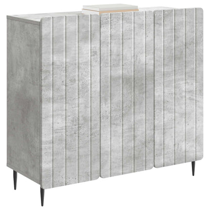 Sideboard Concrete Grey 89 x 34.5 x 82 cm Engineered Wood