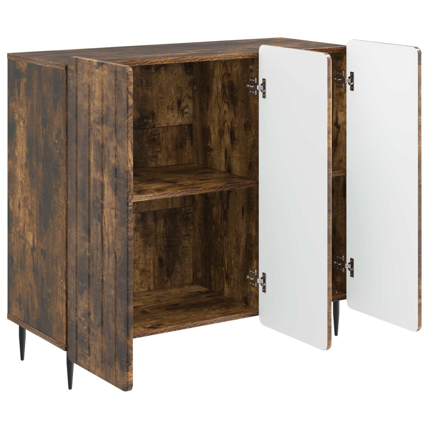 Sideboard Smoked Oak 89 x 34.5 x 82 cm Engineered Wood