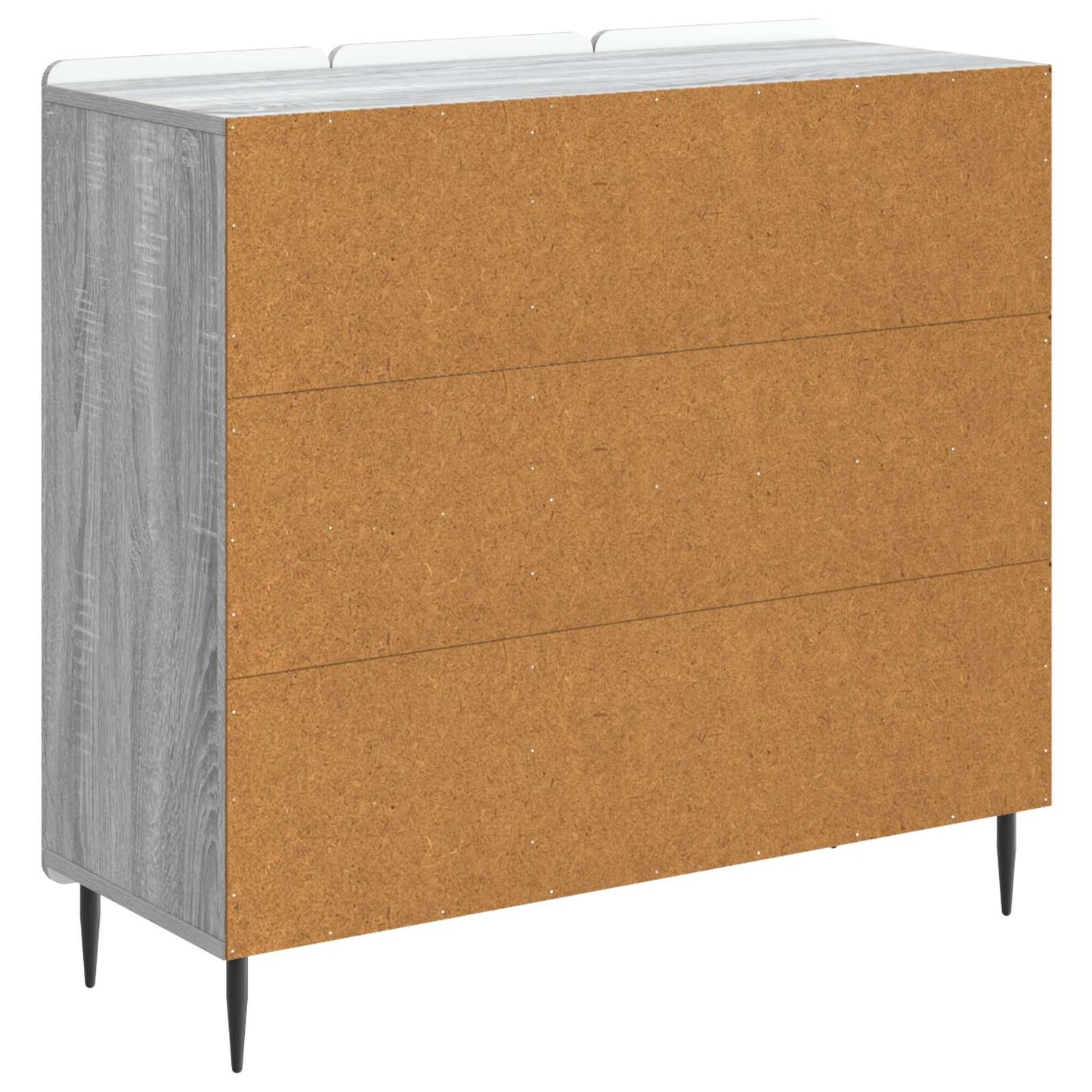 Sideboard Grey Sonoma 89 x 34.5 x 82 cm Engineered Wood