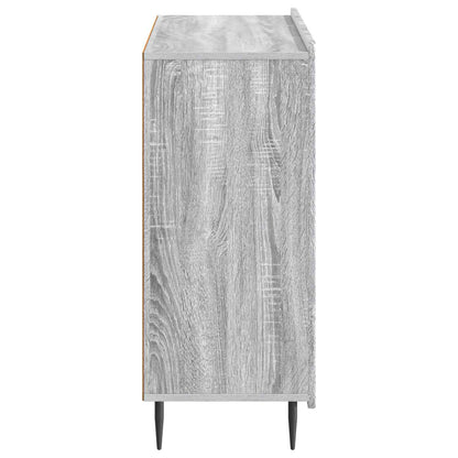 Sideboard Grey Sonoma 89 x 34.5 x 82 cm Engineered Wood