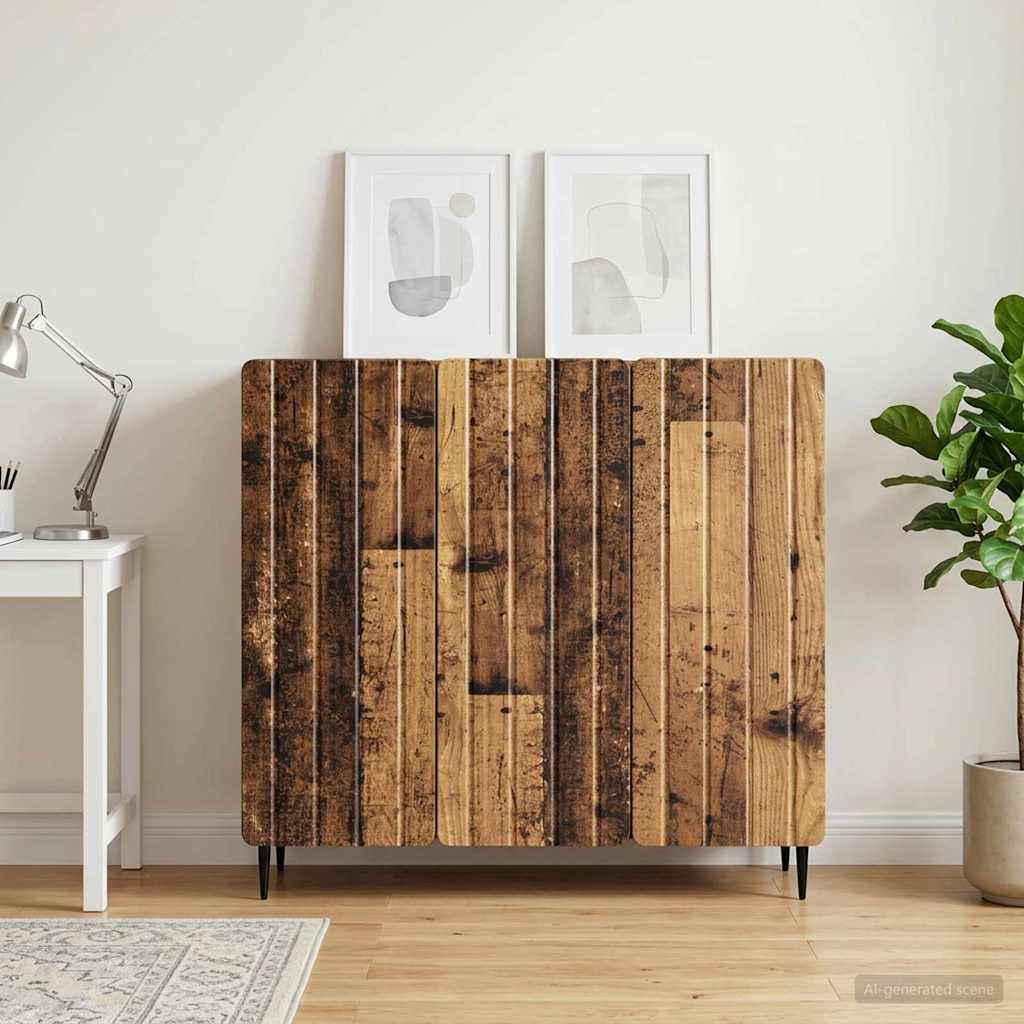 Sideboard Old Wood 89 x 34.5 x 82 cm Engineered Wood