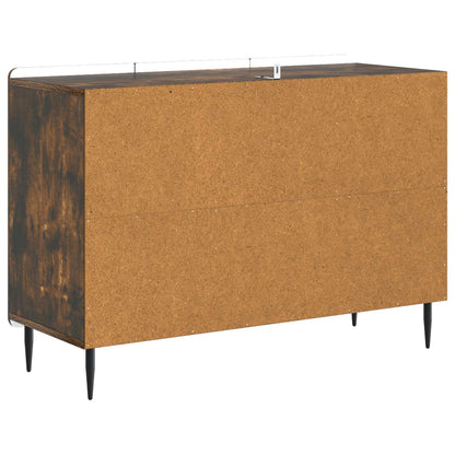 Sideboard Smoked Oak 89 x 34.5 x 62 cm Engineered Wood
