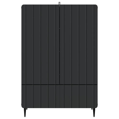 Sideboard with Drawer Black 66 x 34.5 x 97 cm Engineered Wood