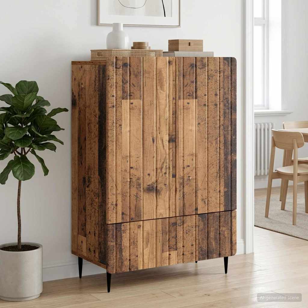 Sideboard Old Wood 66 x 34.5 x 97 cm Engineered Wood