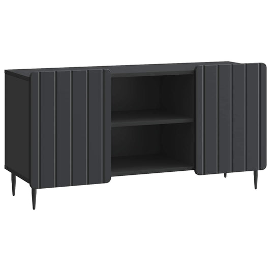 TV Cabinet 102 x 34.5 x 52 cm Black Engineered Wood