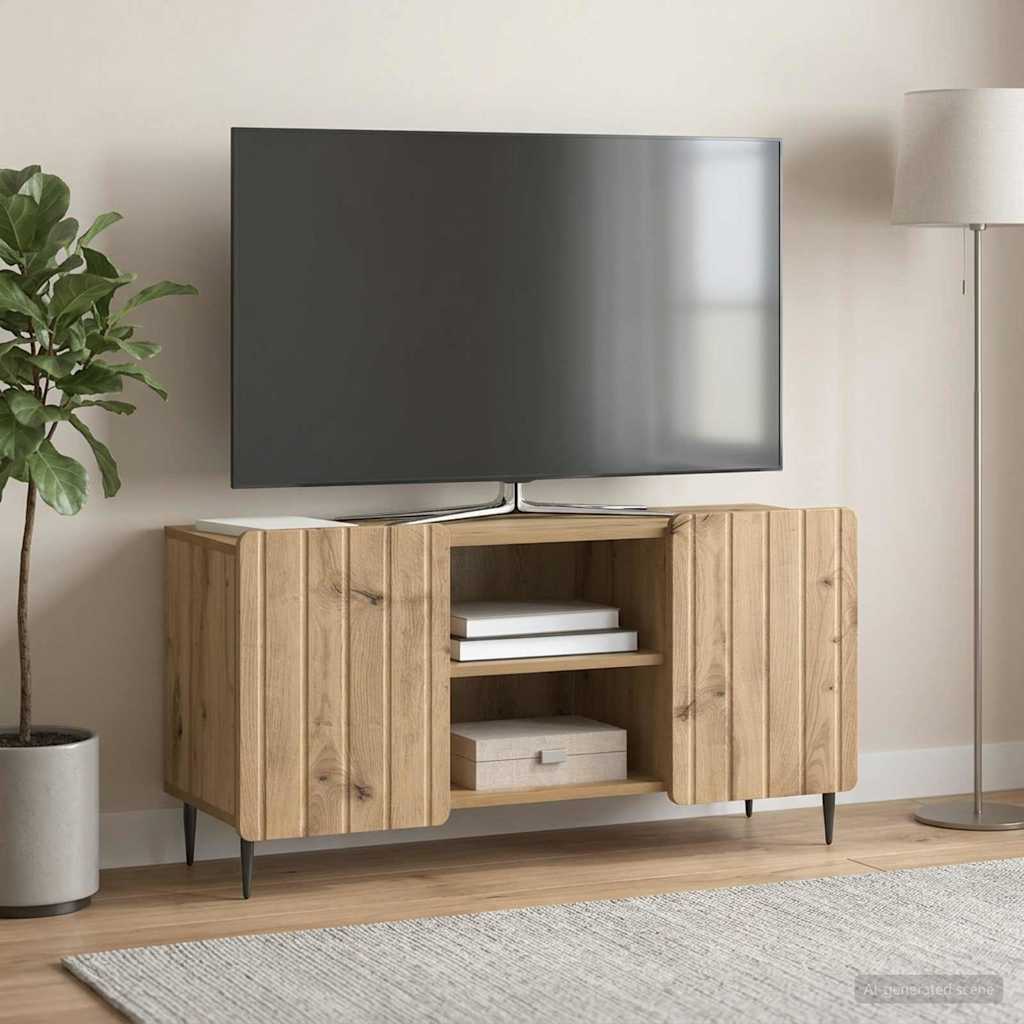 TV Cabinet 102 x 34.5 x 52 cm Artisan Oak Engineered Wood