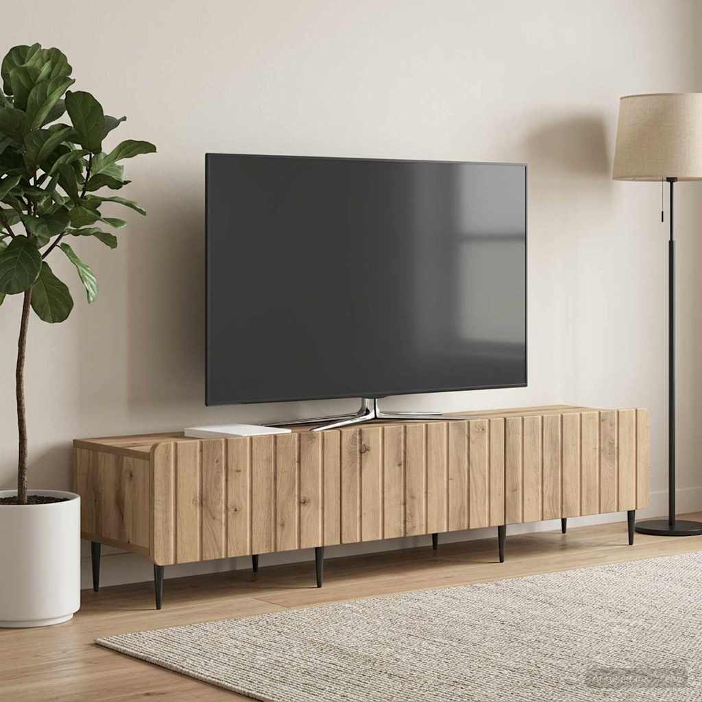 TV Cabinet 147 x 34.5 x 32 cm Artisan Oak Engineered Wood