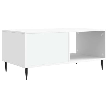 Coffee Table White 90 x 50 x 40 cm Engineered Wood