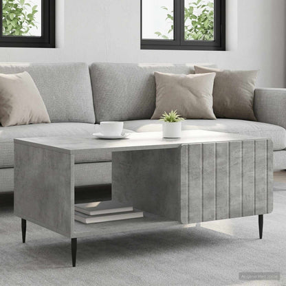 Coffee Table Concrete Grey 90 x 50 x 40 cm Engineered Wood