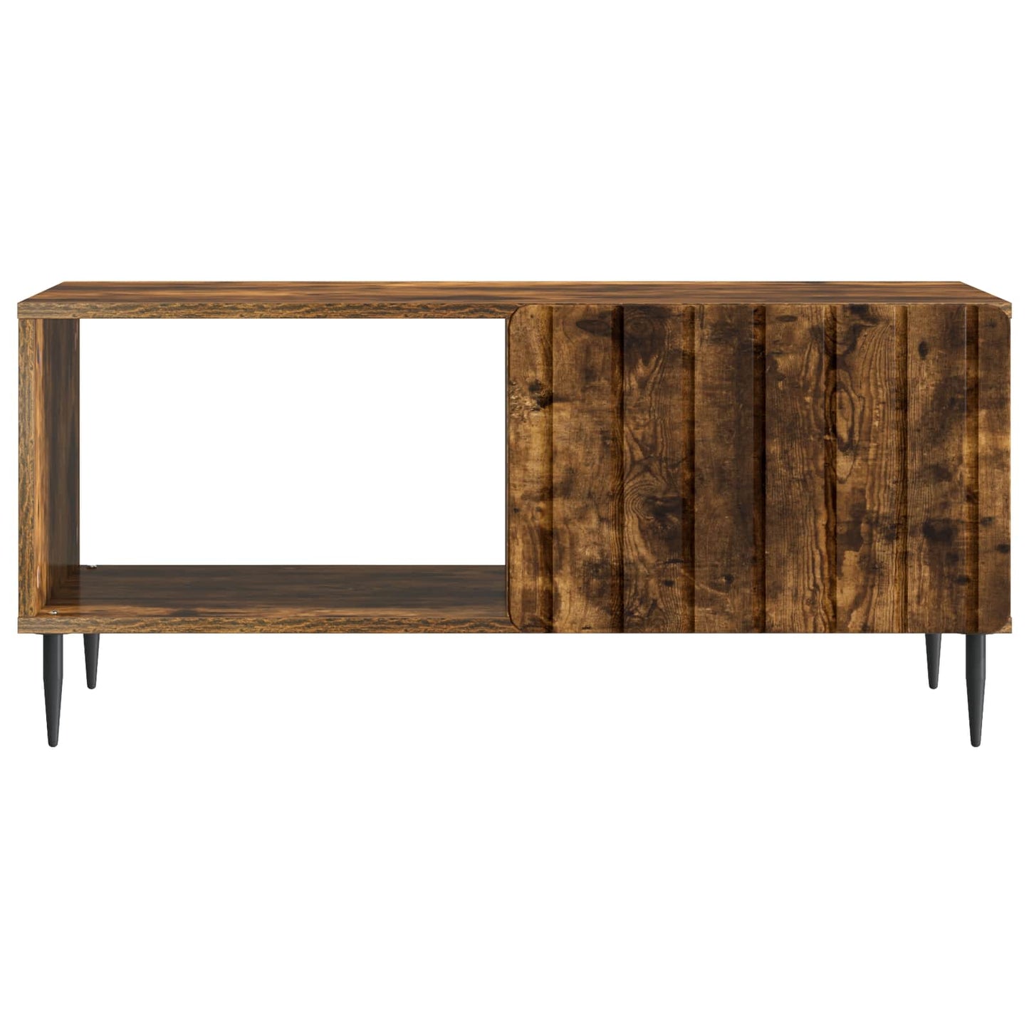 Coffee Table Smoked Oak 90 x 50 x 40 cm Engineered Wood