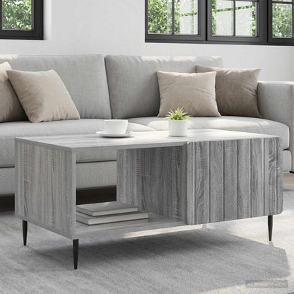 Coffee Table Grey Sonoma 90 x 50 x 40 cm Engineered Wood