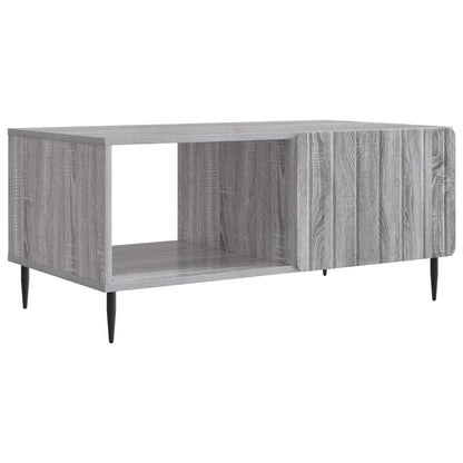 Coffee Table Grey Sonoma 90 x 50 x 40 cm Engineered Wood