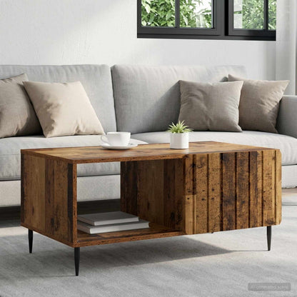 Coffee Table Old Wood 90 x 50 x 40 cm Engineered Wood
