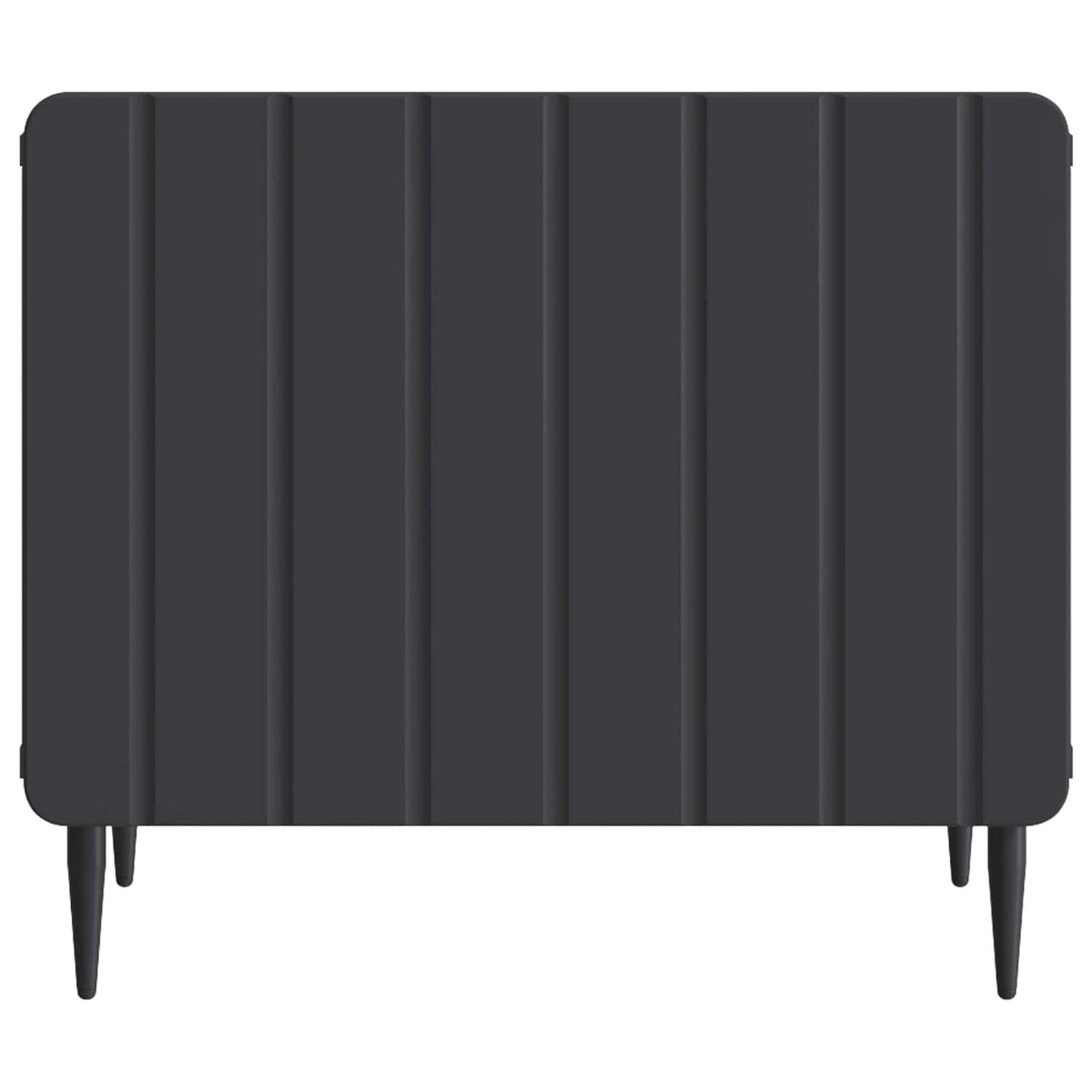 Coffee Table with Drawer Black 49 x 50 x 42 cm Engineered Wood