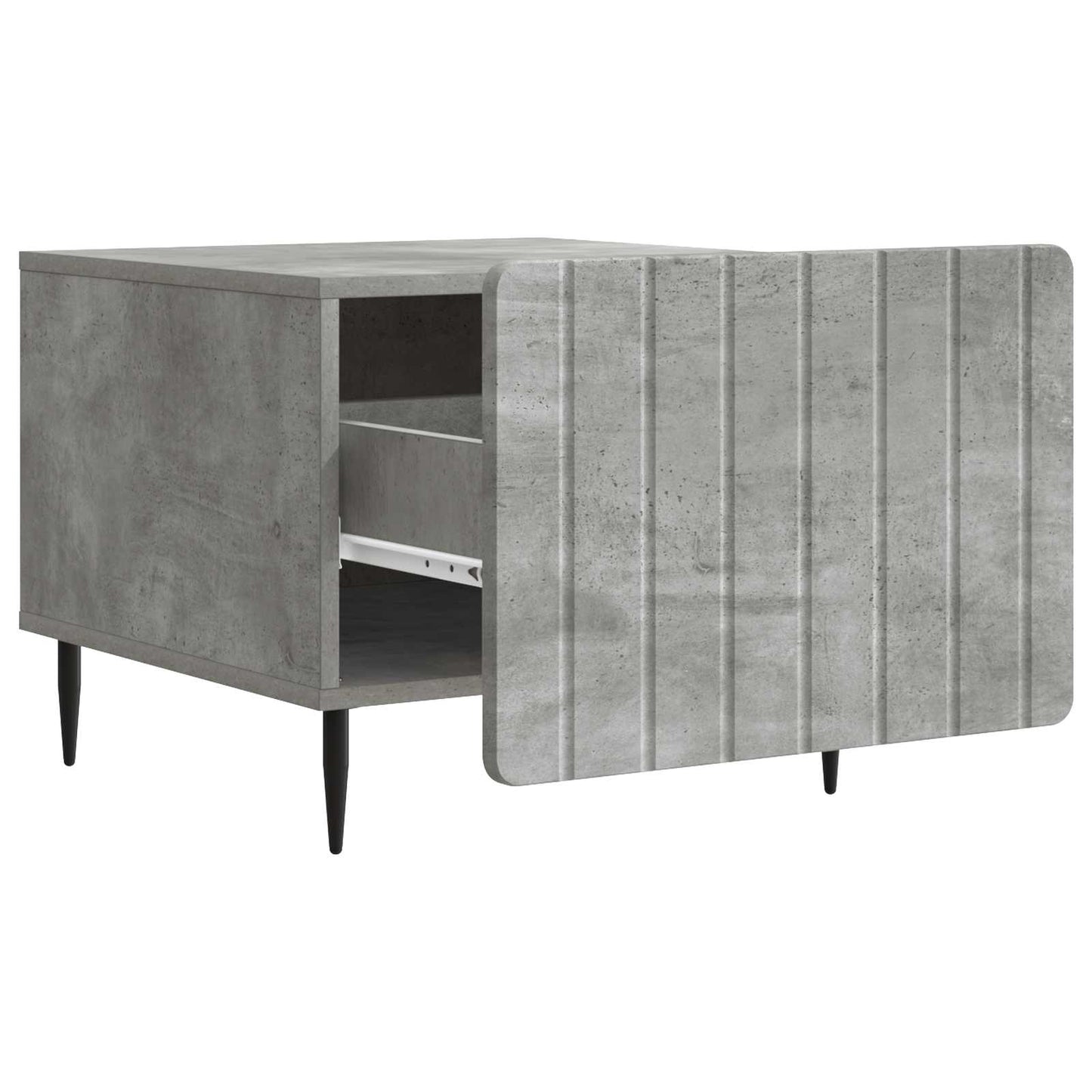 Coffee Table Concrete Grey 49 x 50 x 42 cm Engineered Wood
