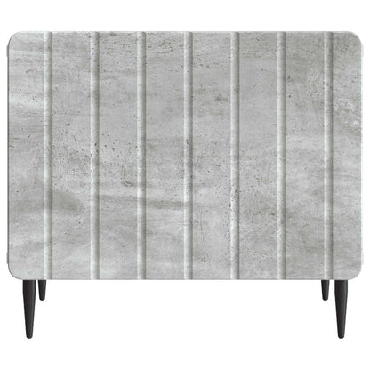 Coffee Table Concrete Grey 49 x 50 x 42 cm Engineered Wood