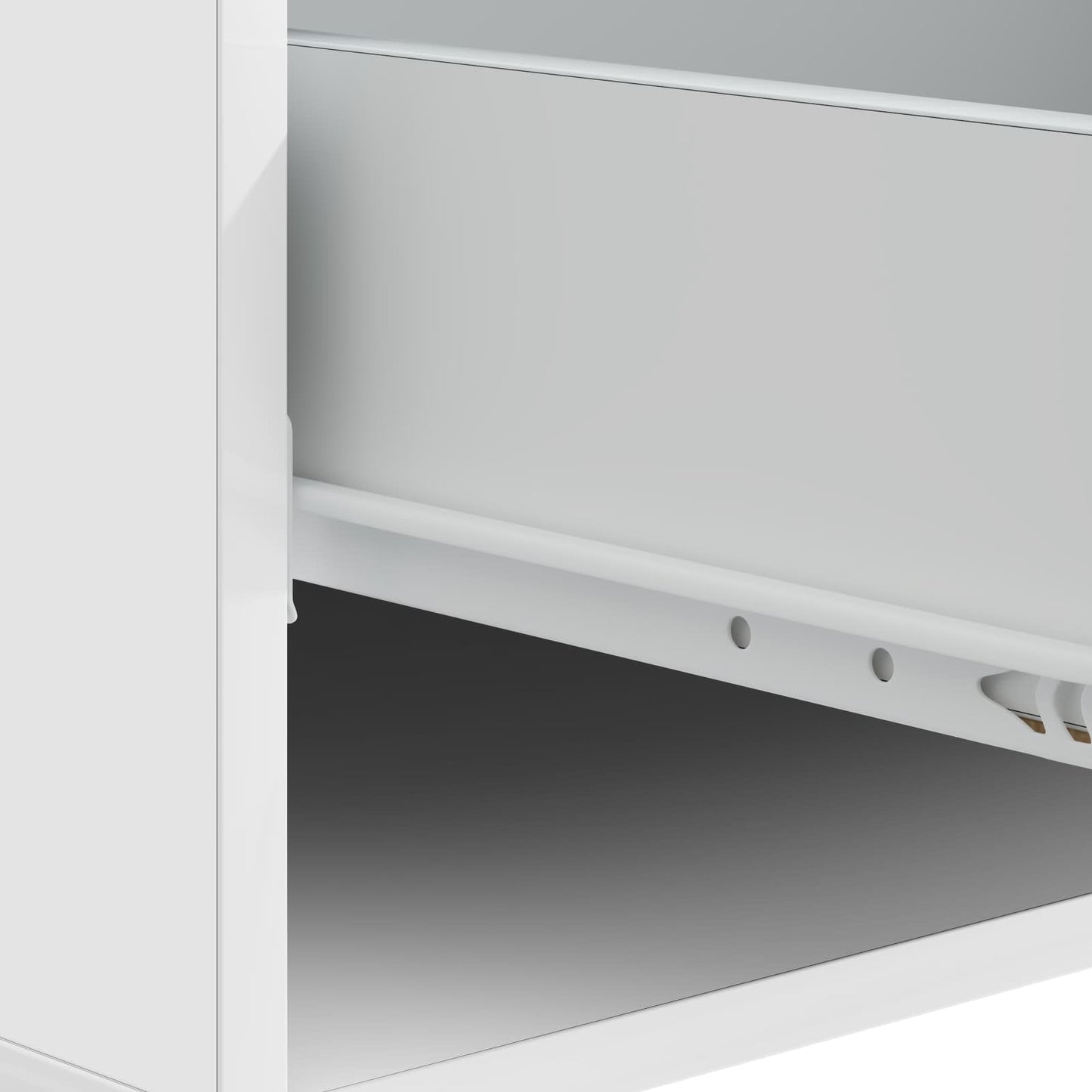 Coffee Table High Gloss White 49 x 50 x 42 cm Engineered Wood