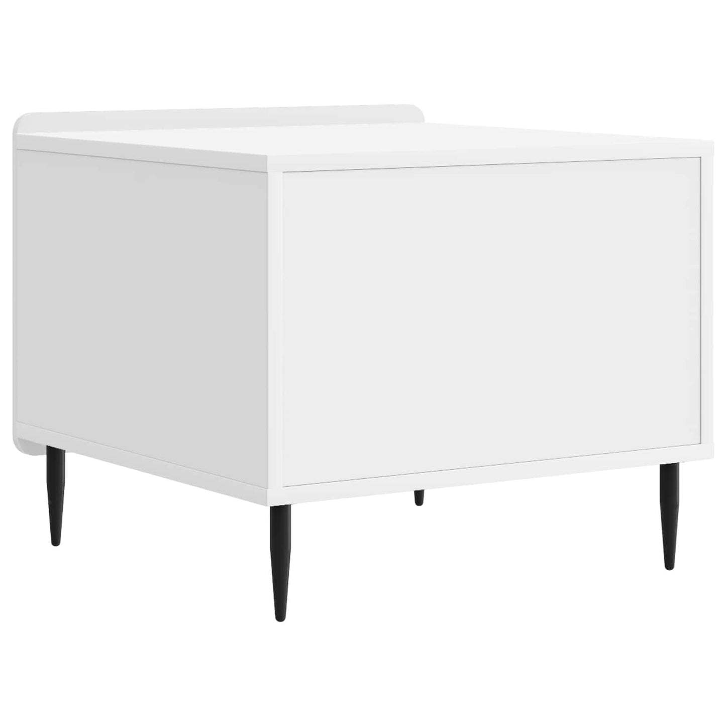 Coffee Table High Gloss White 49 x 50 x 42 cm Engineered Wood