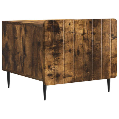 Coffee Table Smoked Oak 49 x 50 x 42 cm Engineered Wood