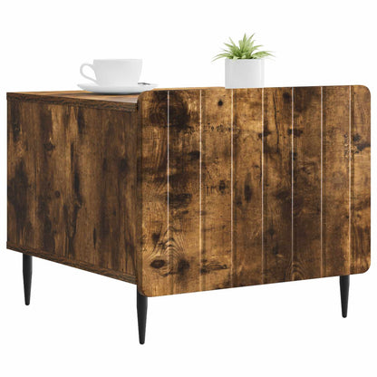 Coffee Table Smoked Oak 49 x 50 x 42 cm Engineered Wood