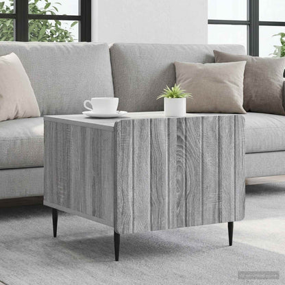 Coffee Table Grey Sonoma 49 x 50 x 42 cm Engineered Wood