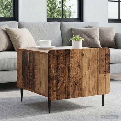 Coffee Table Old Wood 49 x 50 x 42 cm Engineered Wood