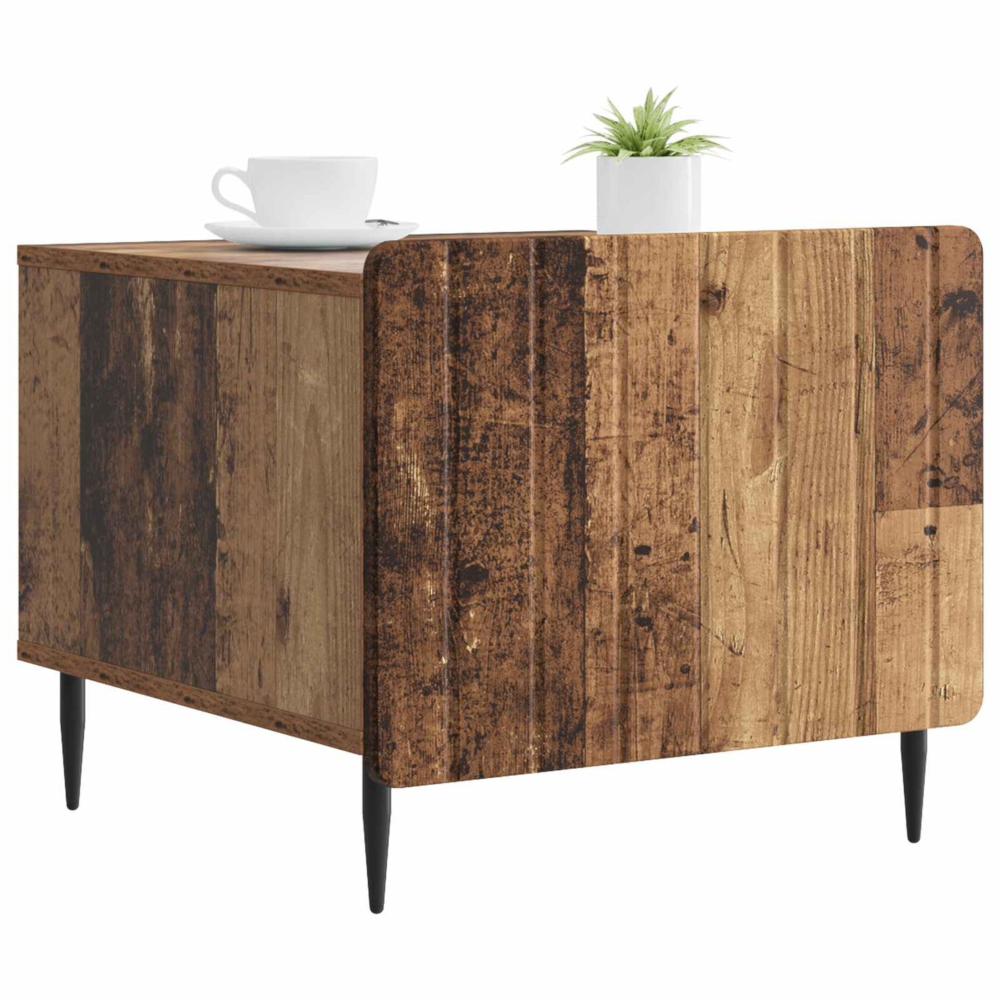 Coffee Table Old Wood 49 x 50 x 42 cm Engineered Wood