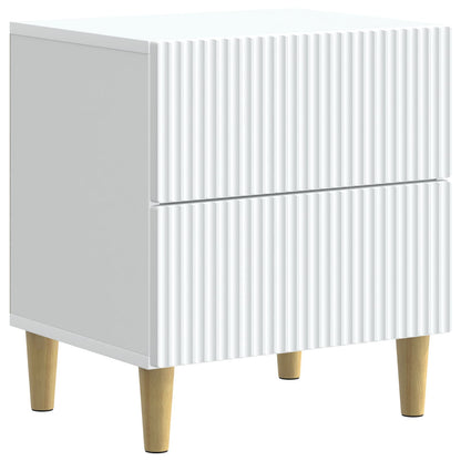 Bedside Cabinet 2 pcs White 43 x 34.5 x 48 cm Engineered Wood