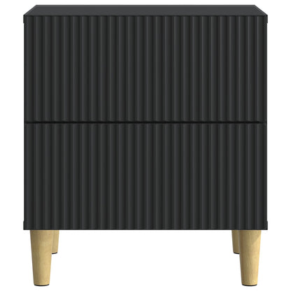 Bedside Cabinet Black 43 x 34.5 x 48 cm Engineered Wood