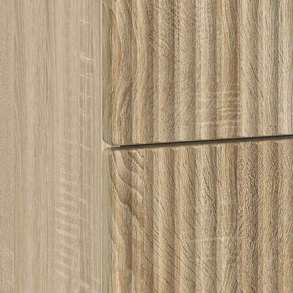 Bedside Cabinet Sonoma Oak 43 x 34.5 x 48 cm Engineered Wood