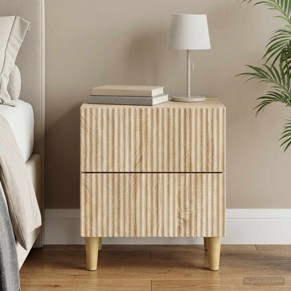 Bedside Cabinet Sonoma Oak 43 x 34.5 x 48 cm Engineered Wood