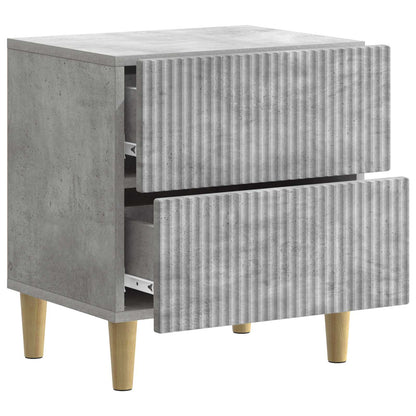 Bedside Cabinet Concrete Grey 43 x 34.5 x 48 cm Engineered Wood
