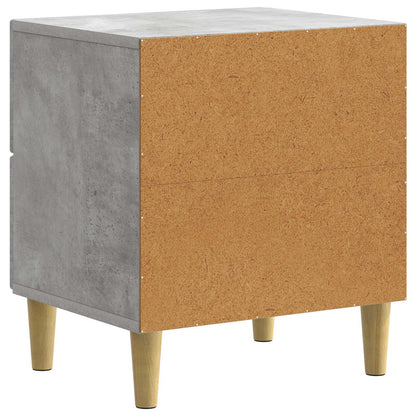Bedside Cabinet Concrete Grey 43 x 34.5 x 48 cm Engineered Wood