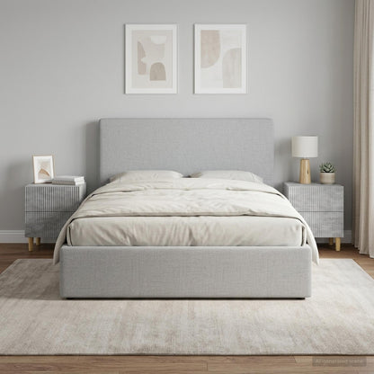 Bedside Cabinet 2 pcs Concrete Grey 43 x 34.5 x 48 cm