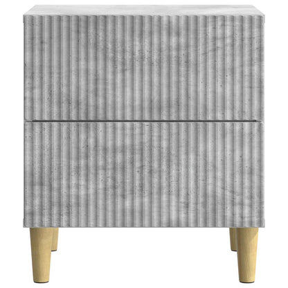 Bedside Cabinet 2 pcs Concrete Grey 43 x 34.5 x 48 cm