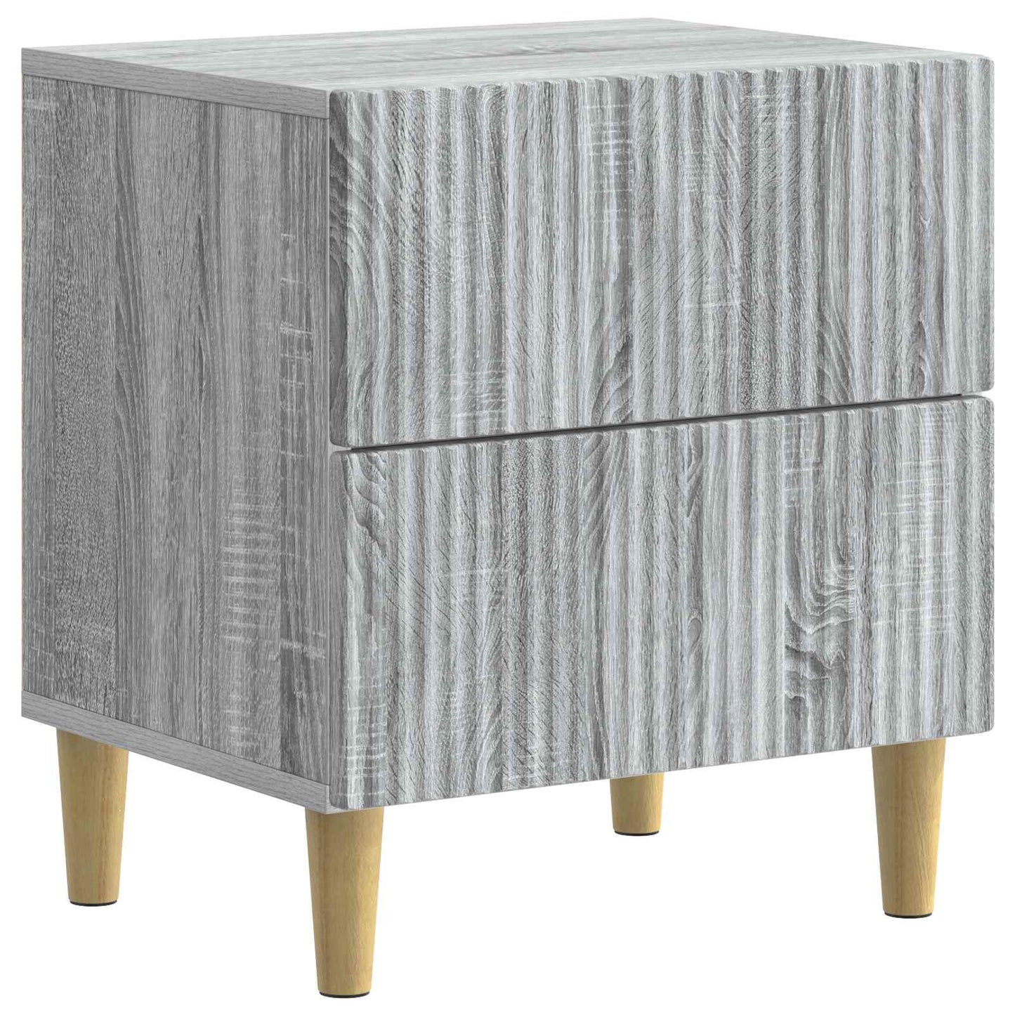 Bedside Cabinet Grey Sonoma 43 x 34.5 x 48 cm Engineered Wood