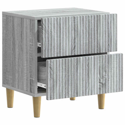 Bedside Cabinet Grey Sonoma 43 x 34.5 x 48 cm Engineered Wood