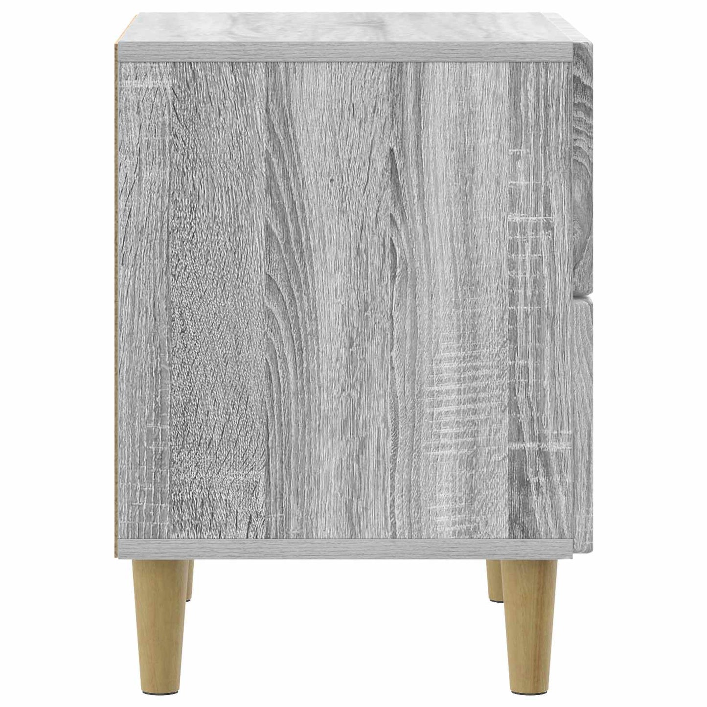 Bedside Cabinet Grey Sonoma 43 x 34.5 x 48 cm Engineered Wood