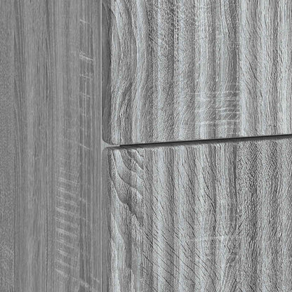 Bedside Cabinet 2 pcs Grey Sonoma 43 x 34.5 x 48 cm