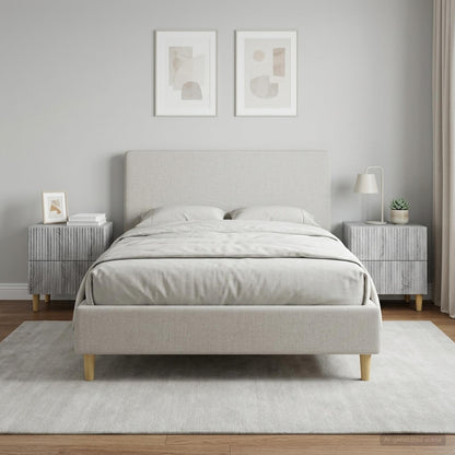 Bedside Cabinet 2 pcs Grey Sonoma 43 x 34.5 x 48 cm