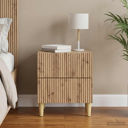 Bedside Cabinet Artisan Oak 43 x 34.5 x 48 cm Engineered Wood