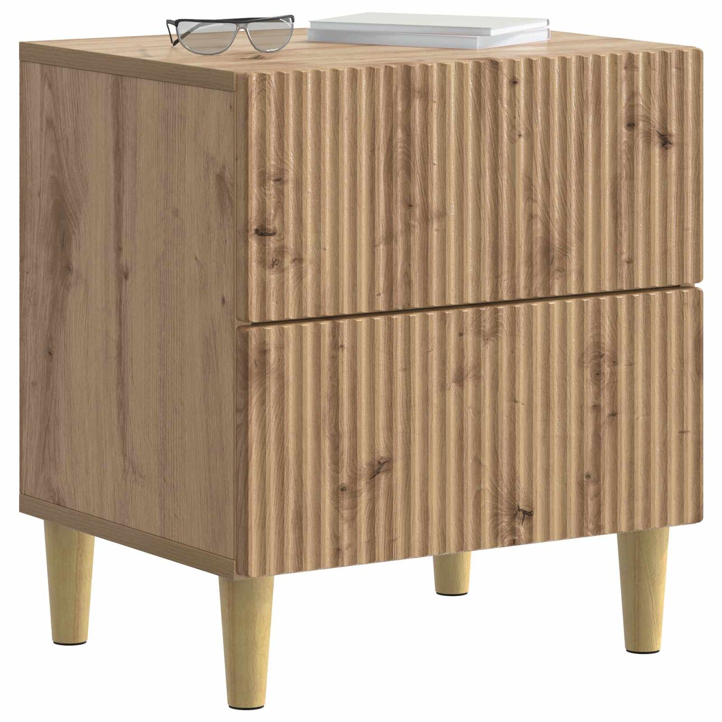Bedside Cabinet Artisan Oak 43 x 34.5 x 48 cm Engineered Wood