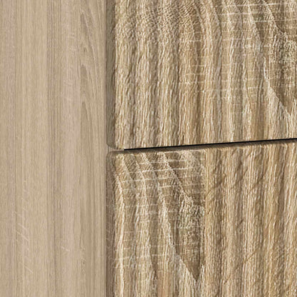 Bedside Cabinet Sonoma Oak 62 x 34.5 x 48 cm Engineered Wood